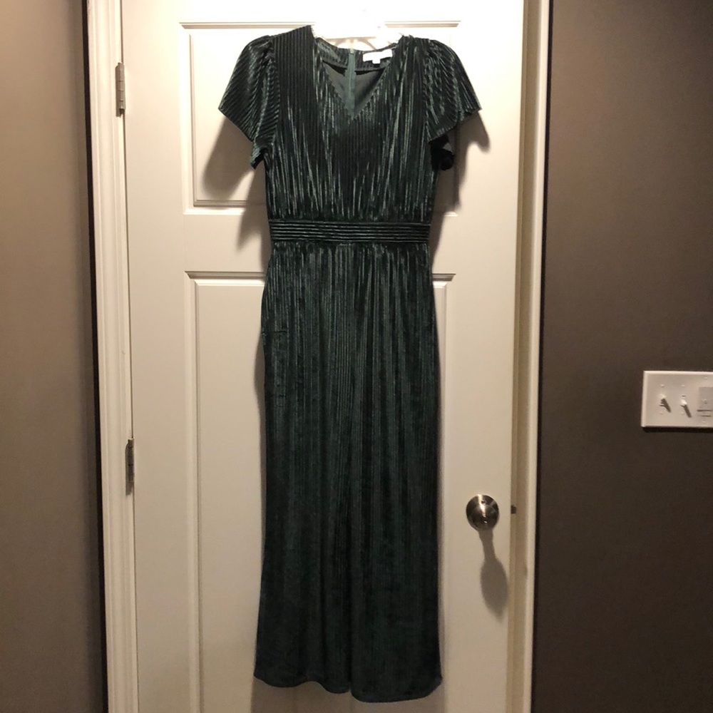 Ivy City & Co green velvet jumper